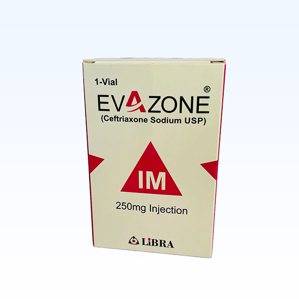 Evazone Injection 250mg (I/M)